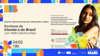 Recital Poético em Inglês, Português e Libras - Escritoras da Irlanda e Brasil