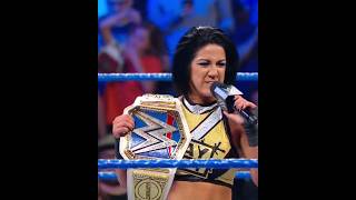 Bayley casts aspersion on the audience after winning SD Women's Title #bayley #draft #smackdown #wwe