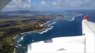 Superbe atterrissage à Plaisance (Maurice) en A350 Air Mauritius