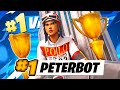 1ST PLACE SOLO CASH CUP 🏆(25 Kill Win) | Peterbot