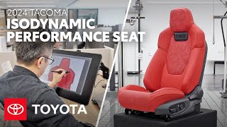 2024 Tacoma Debuts Segment-First IsoDynamic Performance Seat | Toyota