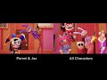 Daisy Bell sing it: Original VS ALL Characters (The Amazing Digital Circus)