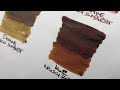 brown inks comparison 3