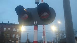 Prezentacja zmodernizowanego SSP w Rokietnica na ul.Obornickiej | Polish railroad crossing