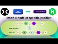 Insert a node at a specific position in a linked list [HackerRank] | Data Structure | Linked List