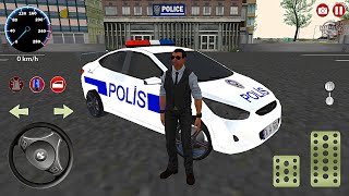 Gerçek Polis Arabası Oyunu 3D // Real Police Car Driving Sim - Araba Oyunu İzle - Android Gameplay