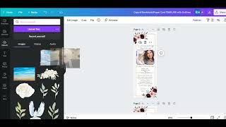 How to Edit Funeral Bookmarks & Prayer Cards in Canva | Easy Tutorial