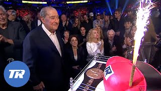 Tyson Fury Surprises Bob Arum, Sings Happy Birthday + Manny Pacquiao Sugar Ray Leonard \u0026 More