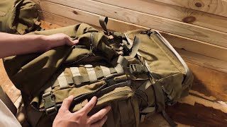 バックパックへの工夫 [字幕Subtitle]  [KARRIMOR SF PREDATOR PATROL 45] Modify my backpack.