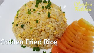 Egg Fried Rice or Golden Fried Rice បាយឆាពងទា- Sophea Kitchen @Cambodia food