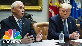Trump, Pence Meet With Insurance Executives, Agree To Waive Copays, Extend Treatment | NBC News