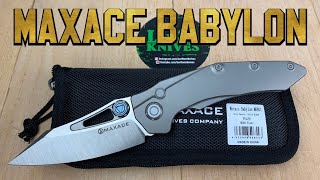 Maxace Babylon button lock/ includes disassembly/ definitely way cool !!