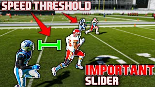 YOU NEED to get this right, if you want realistic gameplay in MADDEN