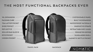 The Nomatic Backpack and Travel Pack (Kickstarter)
