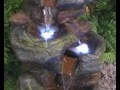 Bekko Falls 3 Tier Cascading Water Feature with LED Lights