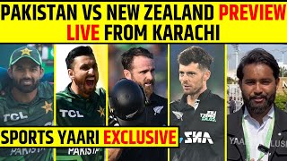 🔴SPORTS YAARI EXCLUSIVE: PAK VS NEW ZEALAND TRI SERIES FINAL PREVIEW, LIVE FROM KARACHI, PAKISTAN