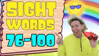 Fry Sight Words | 76-100 | With Matt From Dream English Kids