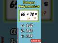 Soal M4, Belajar Hitung penjumlahan #belajar #pendidikan #matematika #pengetahuan #noanay