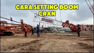 Cara setting boom crane