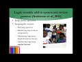 logic models in systematic reviews why and how