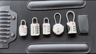 Best TSA Locks For Luggage In India 2024 /Number Lock/Bag Combination Password Lock  -DOCOSS