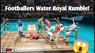 WWE 2K23 - Football Water Royal Rumble Match | [4K60]