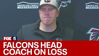 Falcons Coach Arthur Smith shares words after loss to Saints | FOX 5 News