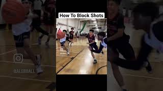 How To Block Shots In Basketball #basketballtraining #basketball #basketballdrills