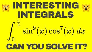 Solving a common looking trig integral with the Beta Function.