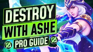 The FULL GUIDE to ASHE - Tricks, Matchups, Laning, Builds and Tips - LoL ADC Guide