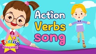 Action Verbs Song - Educational Children Song - Learning English for Kids