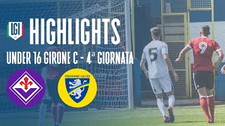 Highlights Fiorentina-Frosinone U16 A-B, 4^ giornata stagione 2023-24