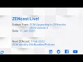 ZENcast Live! ZCM 2020 Update 3 Upgrade