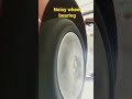 noisy front axle wheel hub bearing