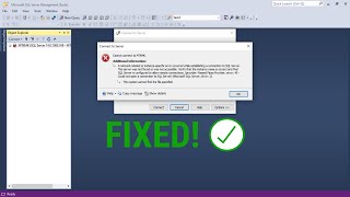 Cannot Connect To Sql Server Network Related Error Or Instance Specific