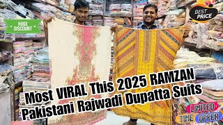 Ramadan Special Pakistani Rajwadi Suits Best Prices👌Wholesale Collection Ratanlal Suit House