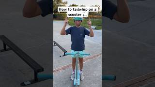 How to tail whip a scooter for beginners, tail whip tips and tricks 🛴 #tailwhip #tutorial #viral