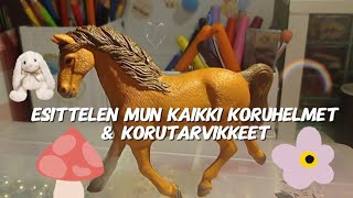 🦓 esittelen mun koruhelmet \u0026 tarvikkeet 🦓