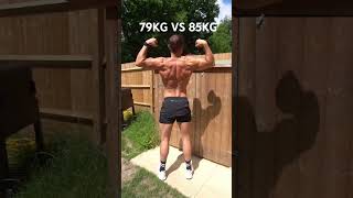 79KG VS 85KG #shorts