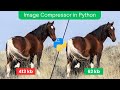 Build Your Own Image Compressor App using Python | Tkinter Project | PySeek