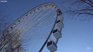 Old Port of Montreal in Winter/Ferris Wheel/Skating Rink/Canada/Quebec