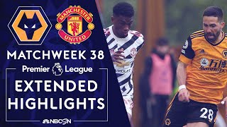 Wolves v. Manchester United | PREMIER LEAGUE HIGHLIGHTS | 5/23/2021 | NBC Sports