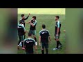 Ronaldo shows joao felix who is the boss in portugal training