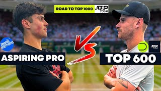 I Challenged This Crazily Good Tennis YouTuber !!!