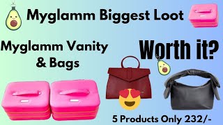 Myglamm Double Decker Vanity + Bags Unboxing | Worth it or not? #myglamm #makeup #organizer