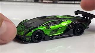 (5/5) LAMBORGHINI ESSENZA SCV12. HW EXOTIC ENVY. #Unboxing #diecast #hotwheels.