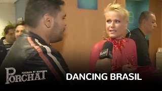 Paulo Vieira conversa com Xuxa e estrelas do Dancing Brasil