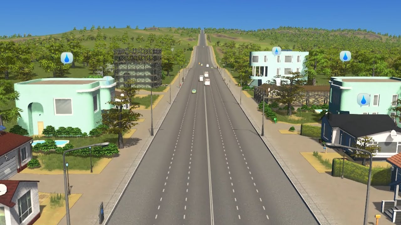 When City Planning in Cities Skylines Creates A City With Only One Road