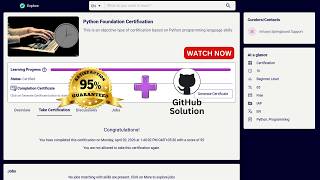 Python Foundation Certification FULL Answers | 40Q Solved | Infosys Springboard Intern 7.0 Hack! 🚀