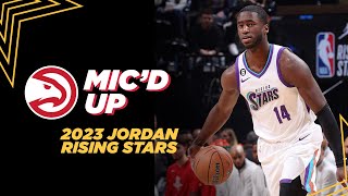 Adrian Griffin Sr. Mic'd Up at AJ Griffin Rising Stars Game 2023